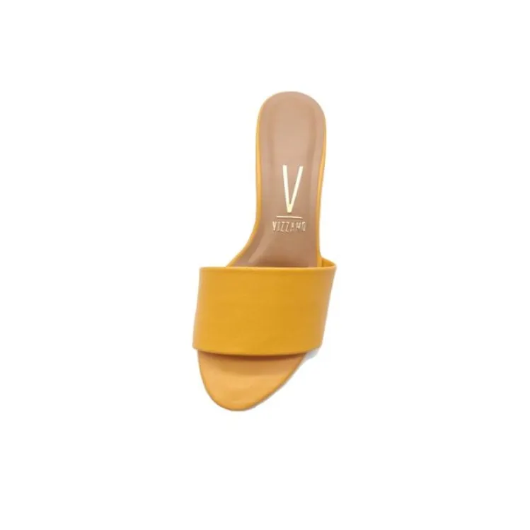 REJINA PYO Slide Slippers Women's Yellow-4