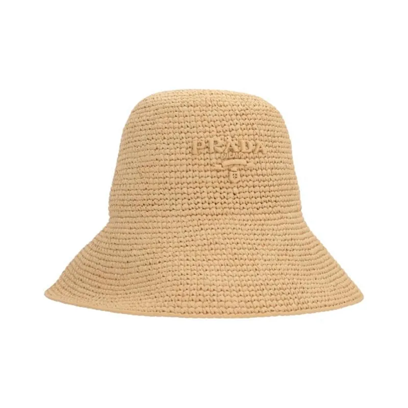 PRADA Logo Detailed Bucket Hat-1