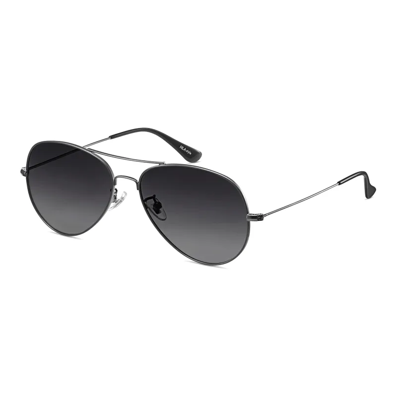 HLA Metal Aviator Sunglasses Men's-2