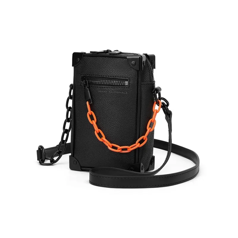 FAIRWHALE PVC Shoulder Bag Crossbody Bag Chain Bag Unisex-9