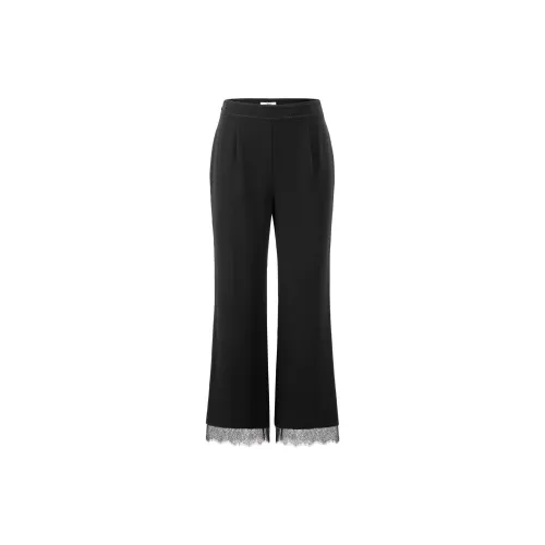 JZ. ANNAKRO Casual Pants Women's Plain Black