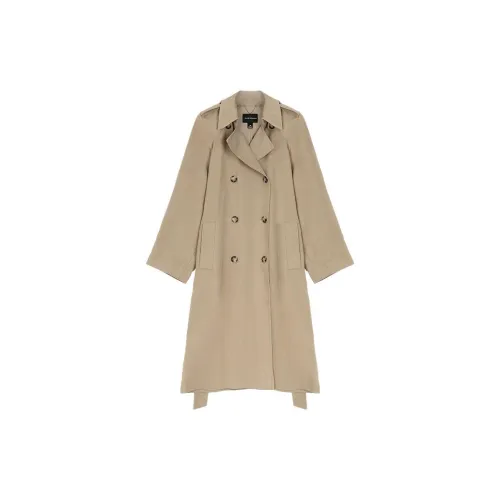 CLUB MONACO Trench Coats Women's Khaki