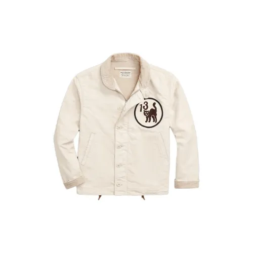Polo Ralph Lauren SS24 Jackets Coats Men's Beige Yellow