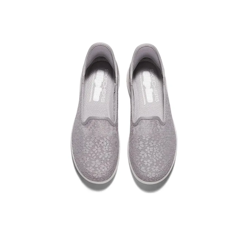 Skechers Durable Breathable Low Top Casual Shoes Women's Lavender-3