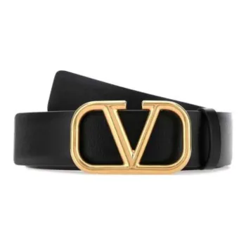 Valentino VLogo Signature Buckled Belt