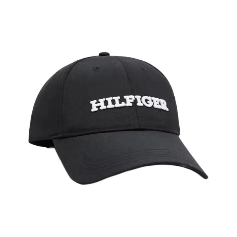 Tommy Hilfiger Polyester Baseball Caps Men's Black-3