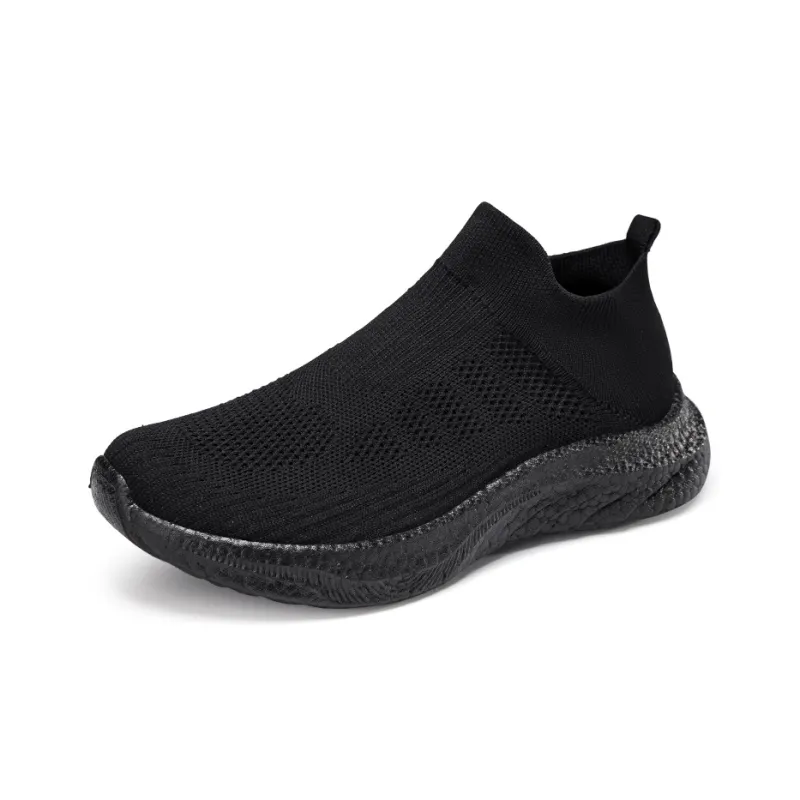 SENGUIBUCK Cushioning Breathable Low-Top Casual Shoes Men's Black-6