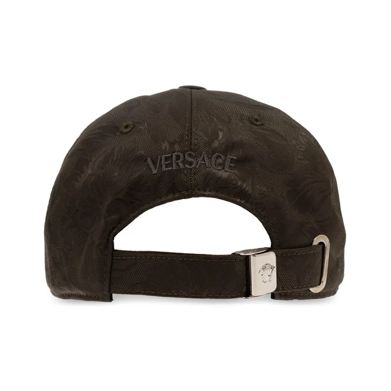 VERSACE Polyamide Baseball Caps Men's Dark Green-1