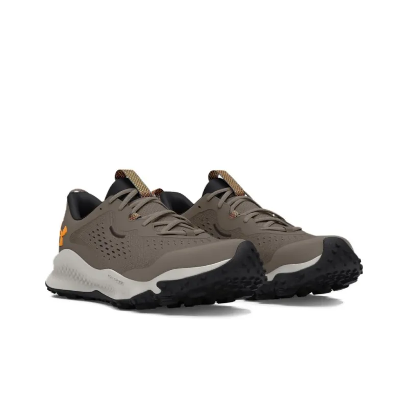 Under Armour Charged Maven Cushioned Wear-Resistant Slip-Resistant Low-Top Running Shoes Women's Gray Yellow-2