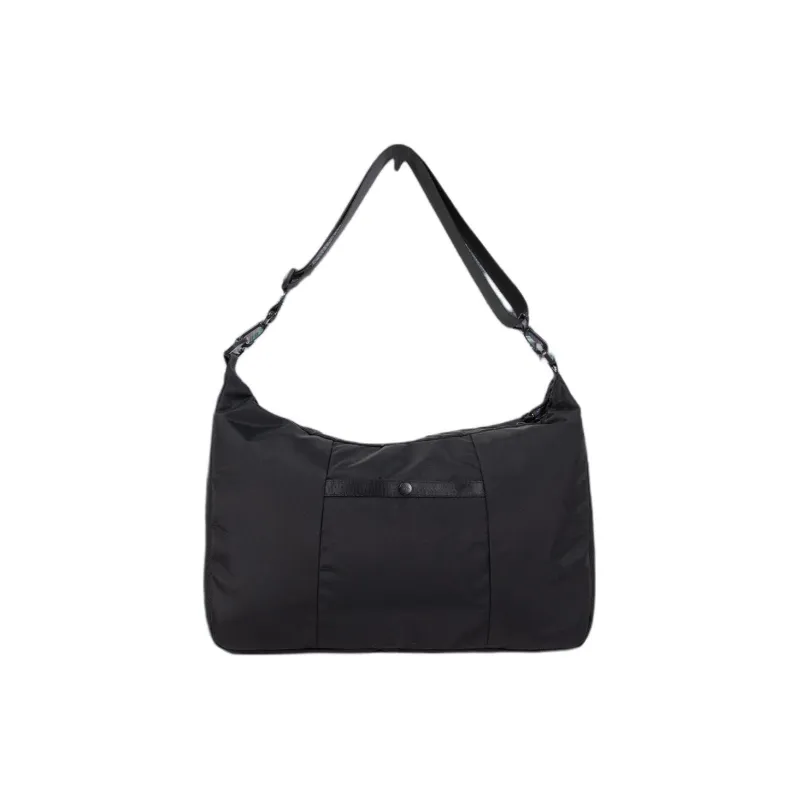 Doughnut Nylon Messenger Bag Shoulder Bag Unisex Black-2