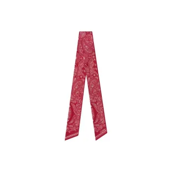 CARTIER Silk Scarves Women's Red