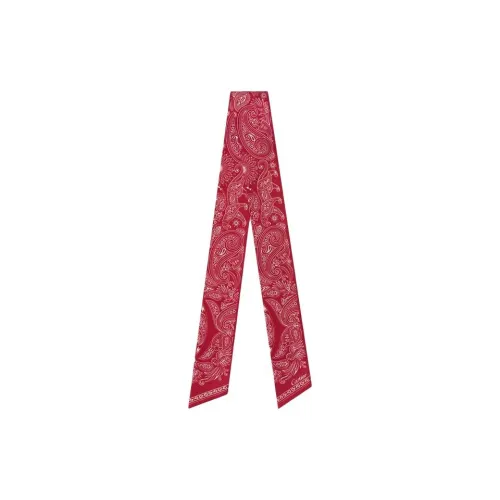 CARTIER Silk Scarves Women's Red