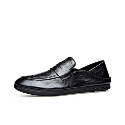 Journey of Inspiration Loafers Unisex Low-Top Black