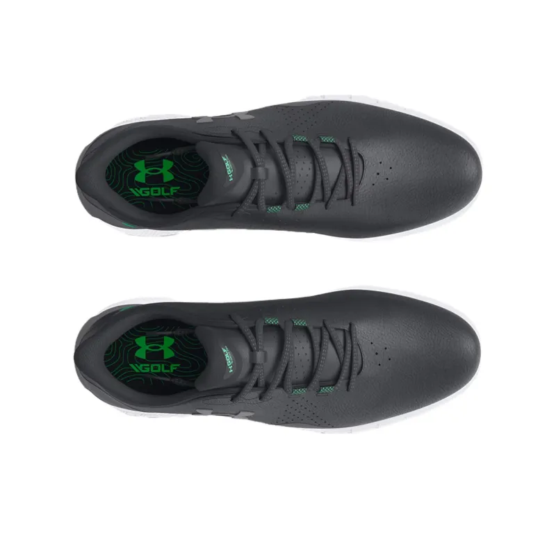 Under Armour Drive Fade Spikeless Anti Slip Wear Resistant Low Top Golf Shoes Men's Black Green-3