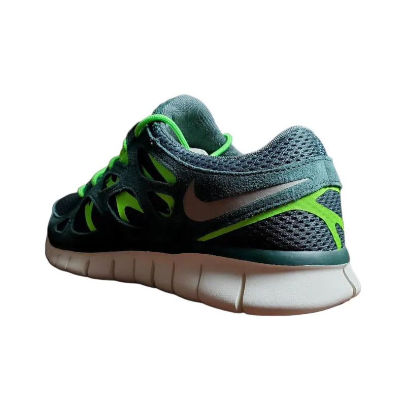 Nike Free Run 2 Vntg Grn/Mn Gry Vntg Grn Flsh-3