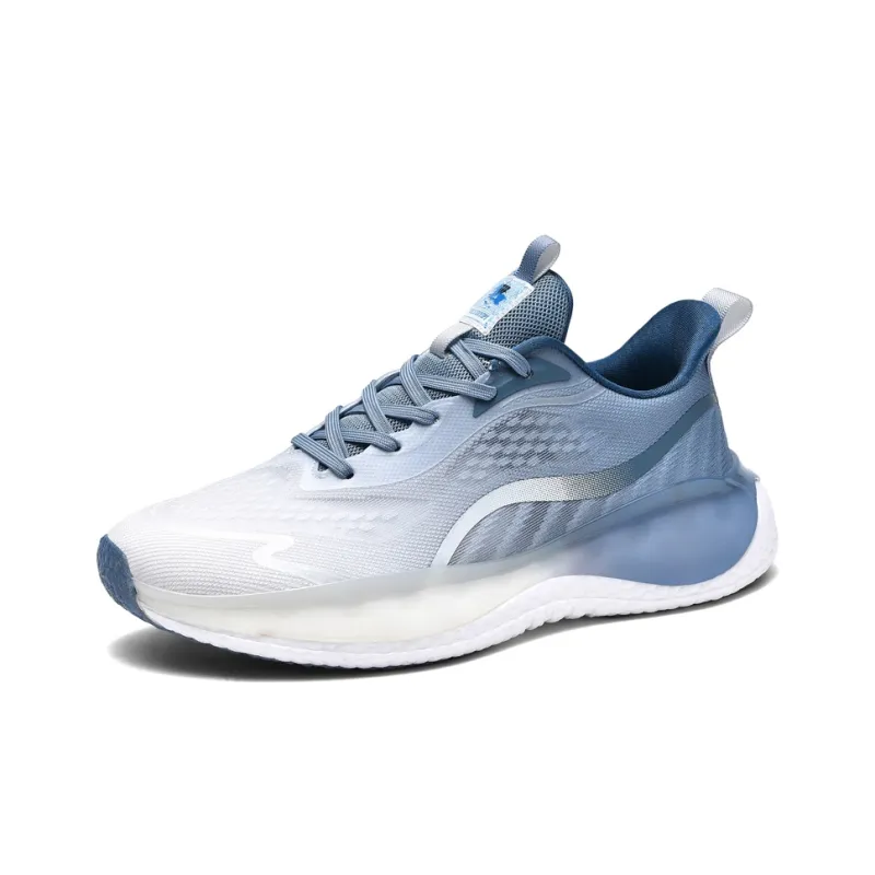 POLUDIYIPI Yipao Running Shoes Unisex Low Top Emmaus Orange/White Mist Blue/Lime Green-16