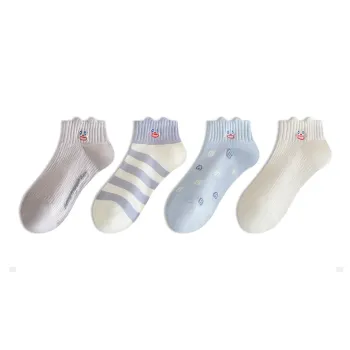 Taste The Color Ankle Socks Women's 4 Pack