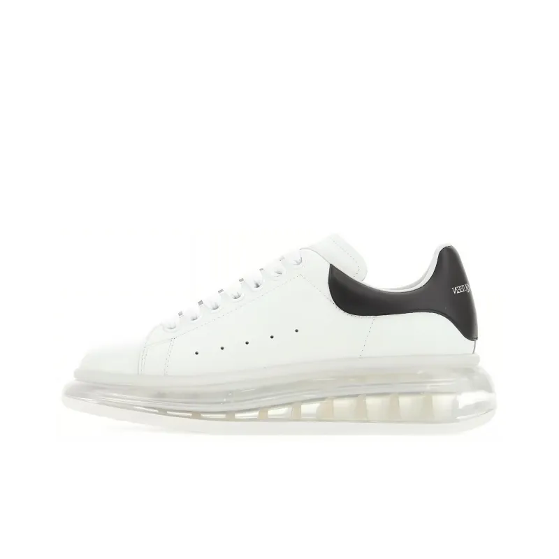 Alexander McQueen Oversized Transparent Sole Sneaker 'White'-0