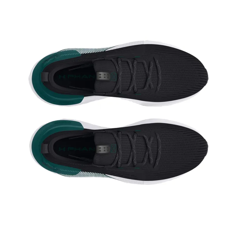 Under Armour HOVR Phantom 3 Slip Resistant Low Top Running Shoes Men's Black Green-3