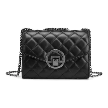 CORALDAISY Synthetic Leather Shoulder Bag Women's Black/White/Red