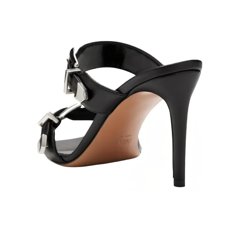 Paris Texas Ursula 85mm Leather Mules-3