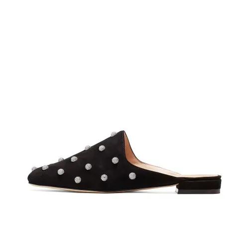 Stuart Weitzman/SW Closed Toe Slippers Women's Black