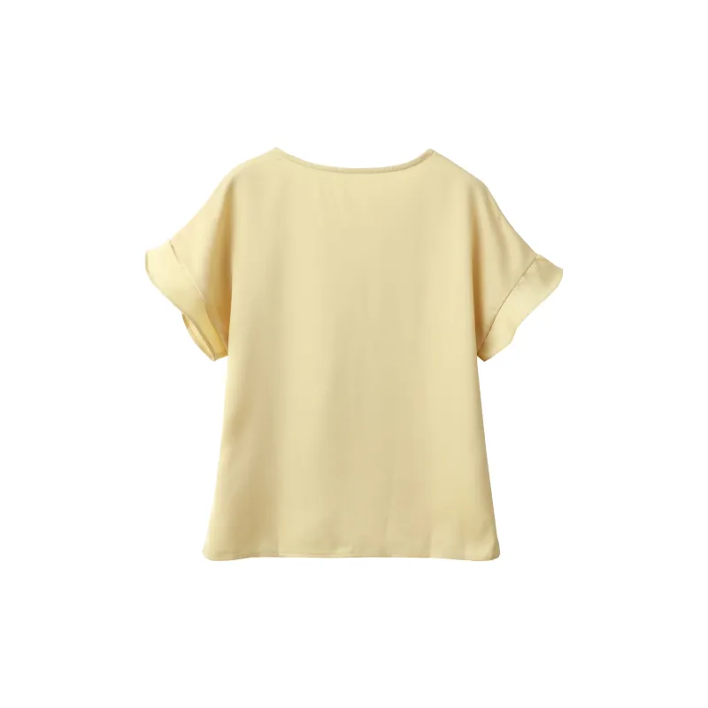 Huagaa Shirts Women's Yellow-1