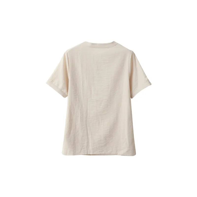 Huagaa Shirts Women's Apricot-1