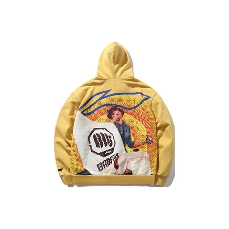 LiNing x Tide Sweatshirt Men's Yellow-1