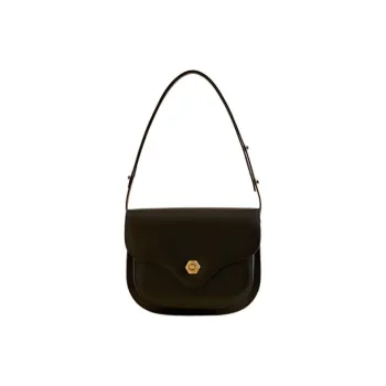 MARK CROSS Cow Leather Handbag Shoulder Bag Women's Black