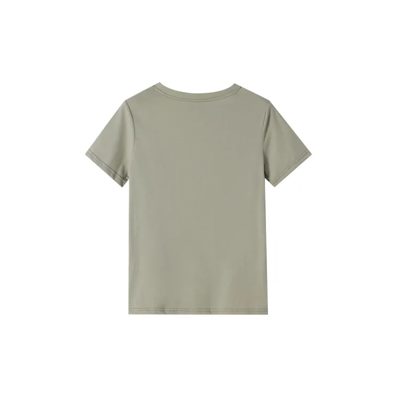 Huagaa T Shirts Women's Green-1