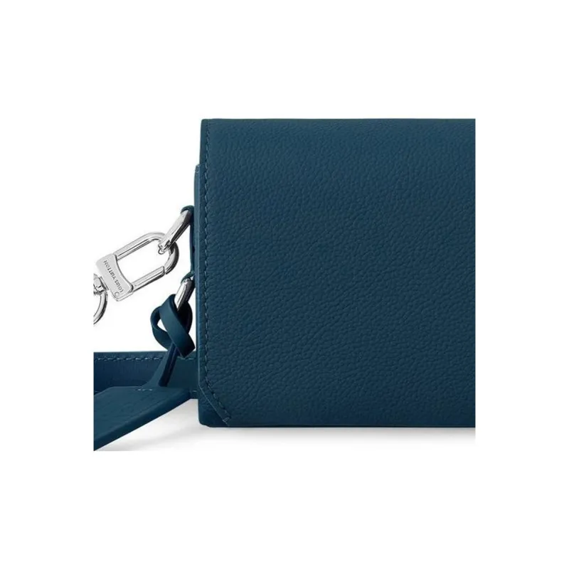 LOUIS VUITTON Fastline Series Leather Shoulder Bag Crossbody Bag Men's Dark Blue-3