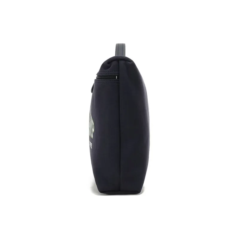LONGCHAMP Cow Leather Fabric Handbag Regular Unisex Navy-2