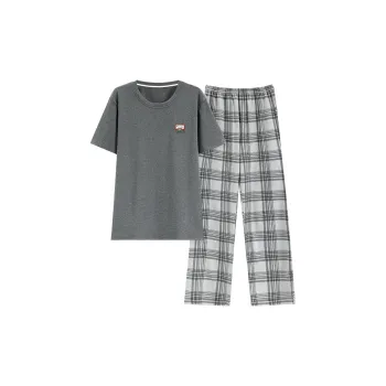 Pretty Lady Pajama Set Men's Dark Gray