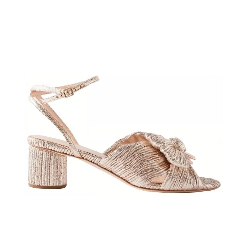 Loeffler Randall Strap Sandals Women's Gold-1
