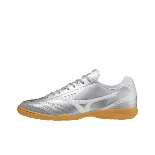 Mizuno Monarcida IC/IN Cushioning Soccer Shoes Men's Silver