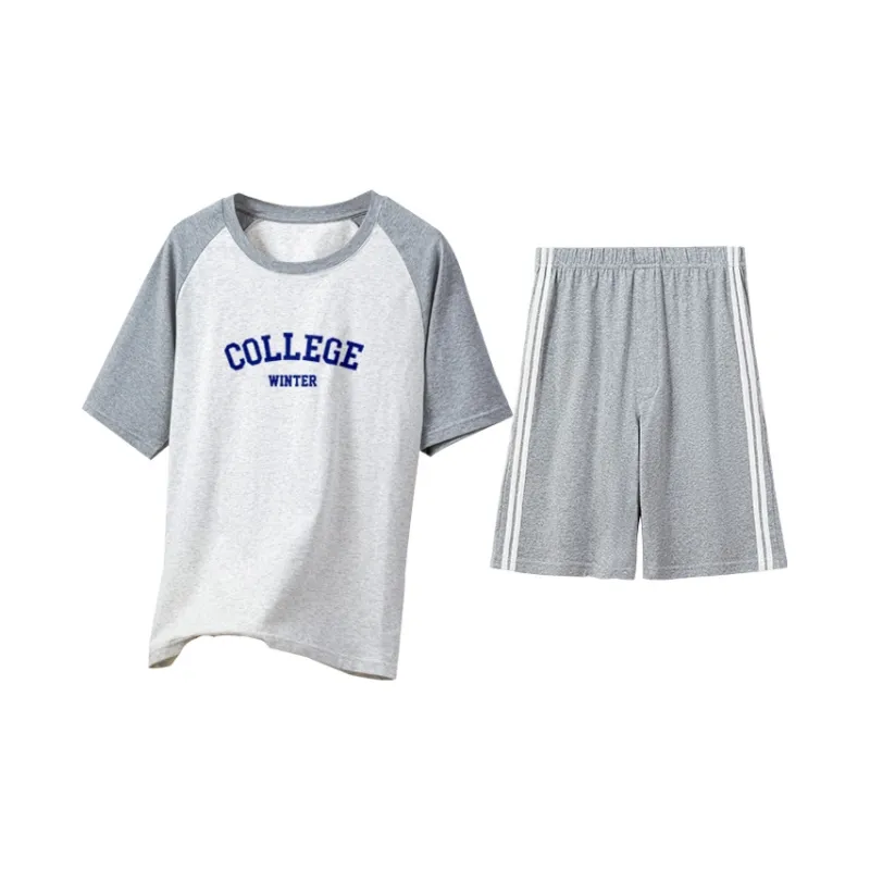 Close fitting Areas Pajama Set Men's-2