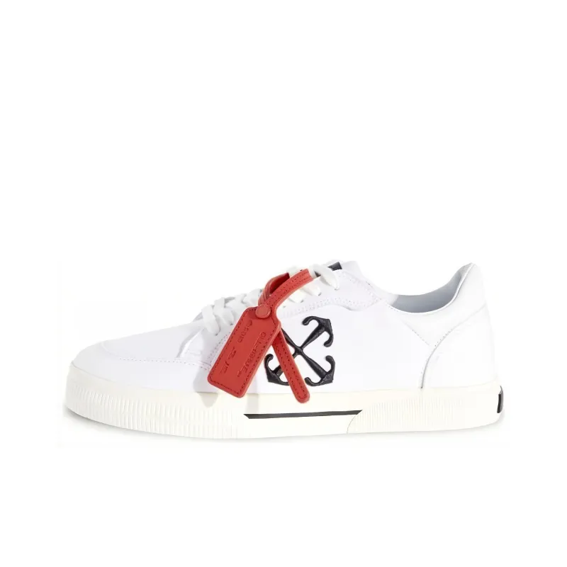 OFF-WHITE New Low Vulcanized White Black-0