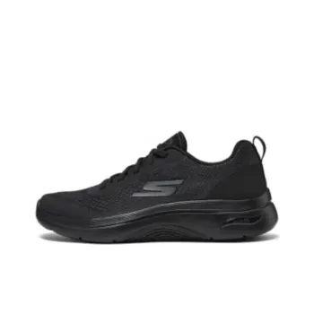 Skechers ARCH FIT 2.0 Cushioning Anti Slip And Wear Resistant Breathable Support Low Top Casual Shoes Men's Black