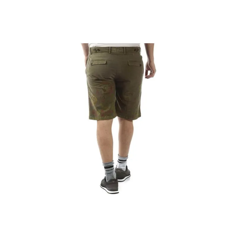 DANIELE ALESSANDRINI Casual Shorts Men's Green-1