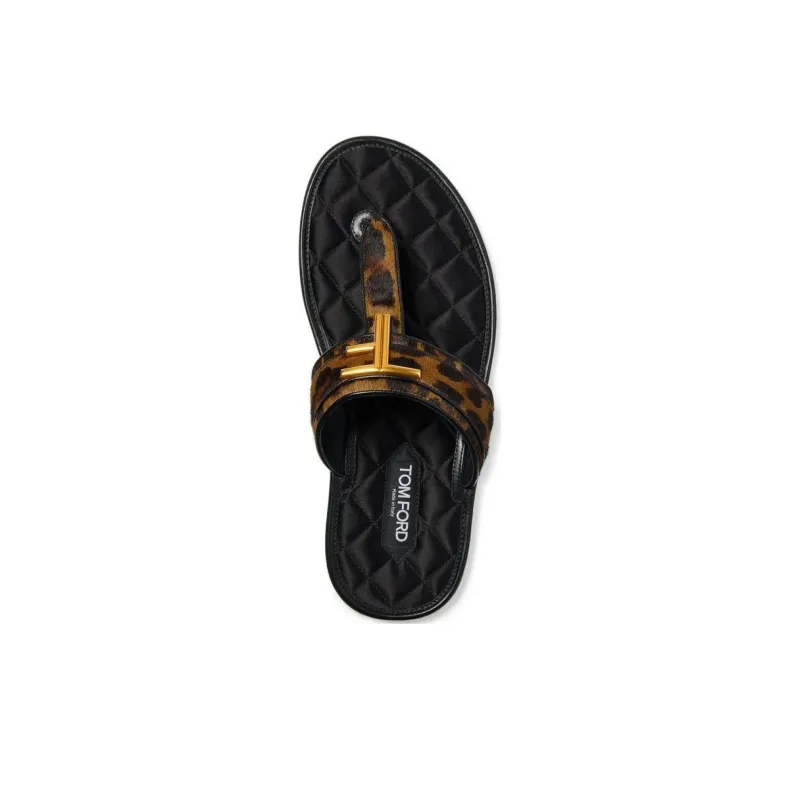 TOM FORD Flip Flops Men's Brown-3