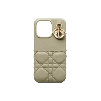 DIOR Leather Material Brand Pendant Phone Cases Available For IPhone 13 Pro