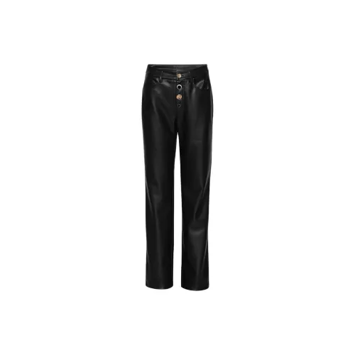 Rotate BIRGER CHRISTENSEN Button-embellished High-waist Trousers