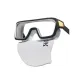 Premium Black + Waterproof Swim Cap White