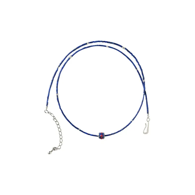 Mountain Naphthalene Lapis Lazuli Necklaces Women's-1