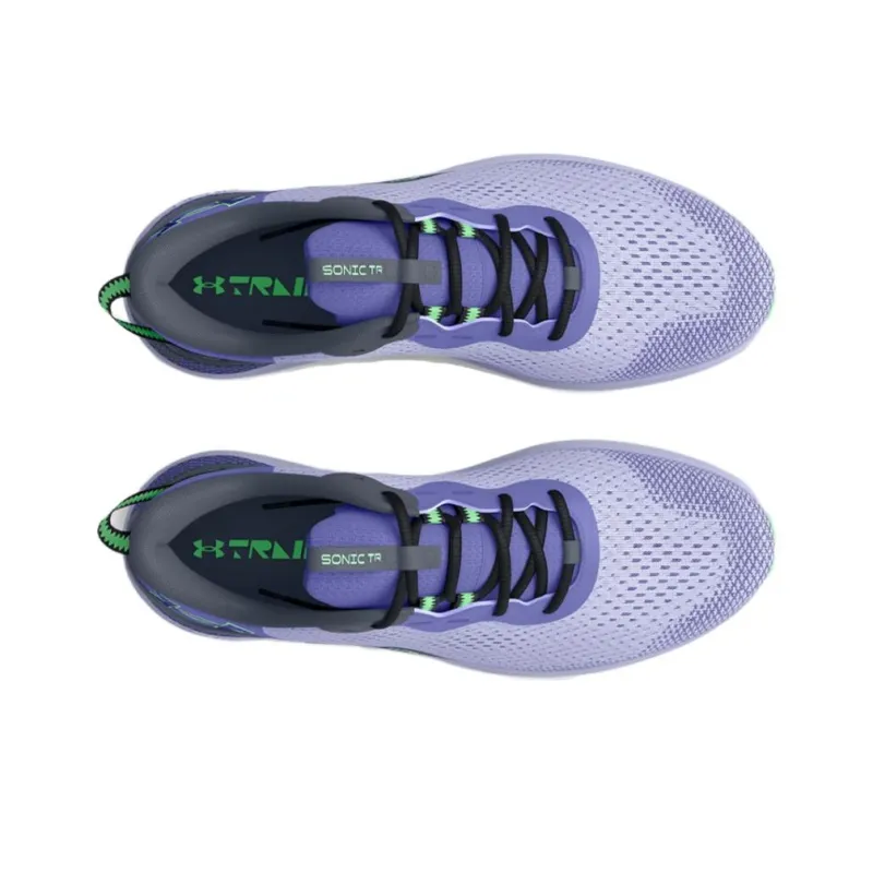 Under Armour Cushioning, Slip Resistant, And Abrasion Resistant Low Top Running Shoes Unisex Blue Green-3