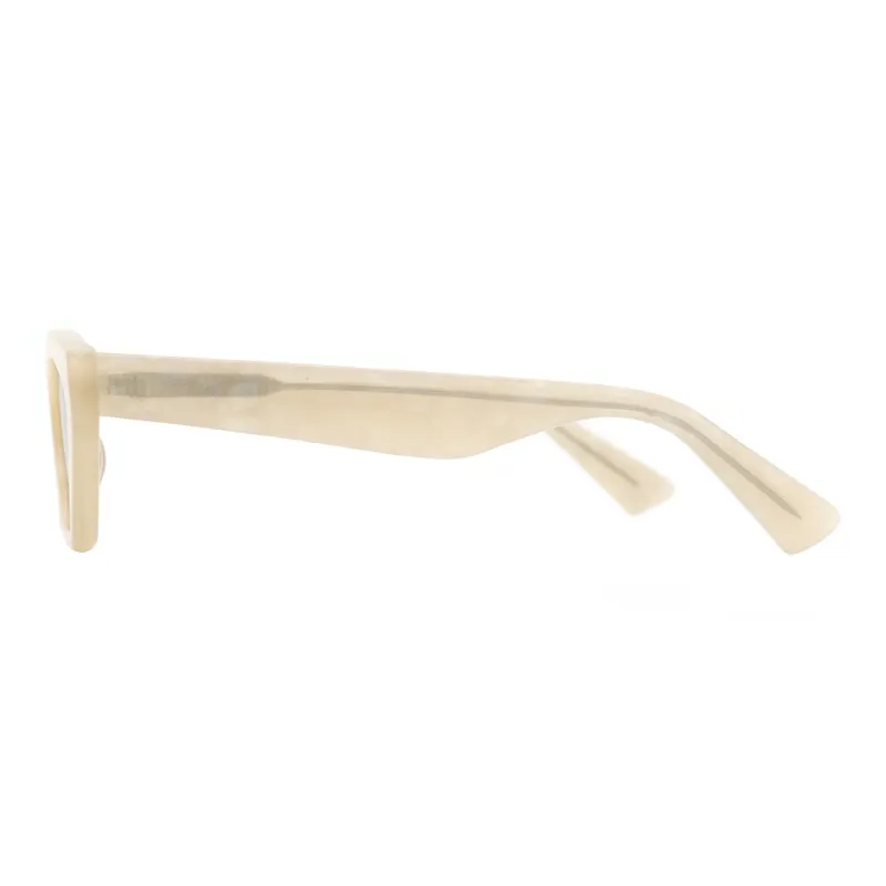 Pair Ponyo Plate Frame Irregular Shape Sunglasses Unisex Tortoiseshell-2