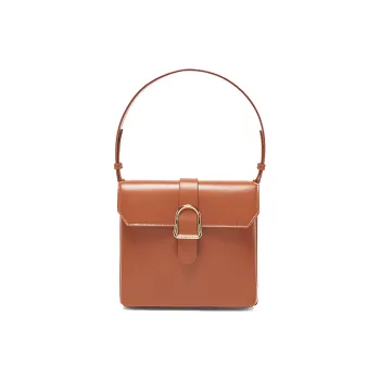 SENREVE Top Grain Cow Leather Handbag Medium Size Women's Camel
