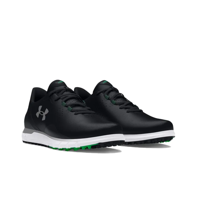Under Armour Drive Fade Spikeless Slip Resistant Low Top Golf Shoes Men's Black Loose Fit-2