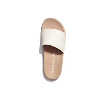 COACH Slide Slippers Women's Pink Gray